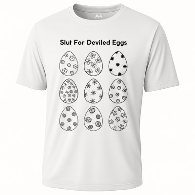 Slut For Deviled Eggs Cooling Performance Crew T-Shirt