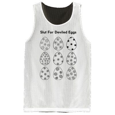 Slut For Deviled Eggs Mesh Reversible Basketball Jersey Tank