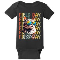 School Field Day Vibes Summer 2024 Cat Teachers Baby Bodysuit