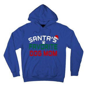 SantaS Favorite Dog Mom Christmas Funny Pets Gift Hoodie