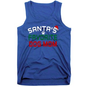 SantaS Favorite Dog Mom Christmas Funny Pets Gift Tank Top