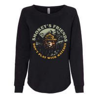 Smokeys Friends Dont Play With Matches Retro Womens California Wash Sweatshirt