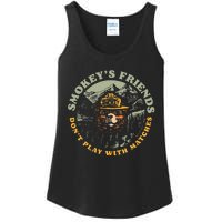 Smokeys Friends Dont Play With Matches Ladies Essential Tank