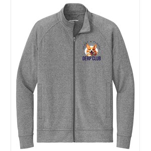 Short & Fluffy Derp Club For Corgis Stretch Full-Zip Cadet Jacket