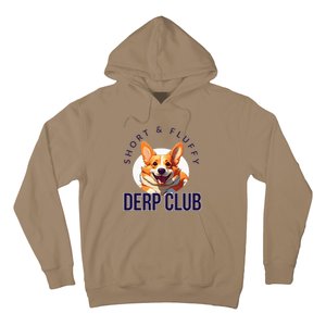 Short & Fluffy Derp Club For Corgis Hoodie