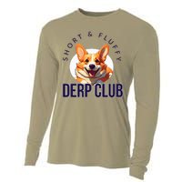 Short & Fluffy Derp Club For Corgis Cooling Performance Long Sleeve Crew