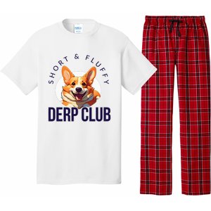 Short & Fluffy Derp Club For Corgis Pajama Set