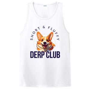 Short & Fluffy Derp Club For Corgis PosiCharge Competitor Tank