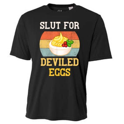 Slut For Deviled Eggs Cooling Performance Crew T-Shirt