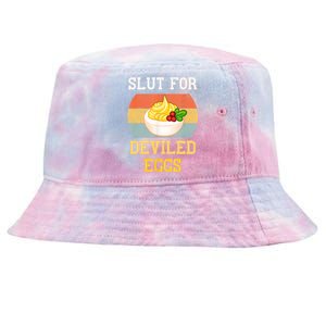 Slut For Deviled Eggs Tie-Dyed Bucket Hat