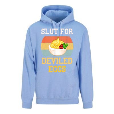 Slut For Deviled Eggs Unisex Surf Hoodie