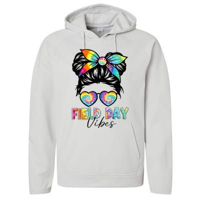 School Field Day Fun Tie Dye Field Day 2023 Performance Fleece Hoodie