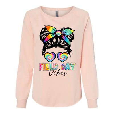 School Field Day Fun Tie Dye Field Day 2023 Womens California Wash Sweatshirt