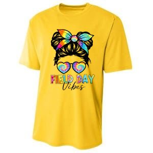 School Field Day Fun Tie Dye Field Day 2023 Performance Sprint T-Shirt