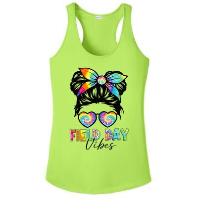 School Field Day Fun Tie Dye Field Day 2023 Ladies PosiCharge Competitor Racerback Tank