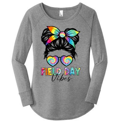 School Field Day Fun Tie Dye Field Day 2023 Women's Perfect Tri Tunic Long Sleeve Shirt