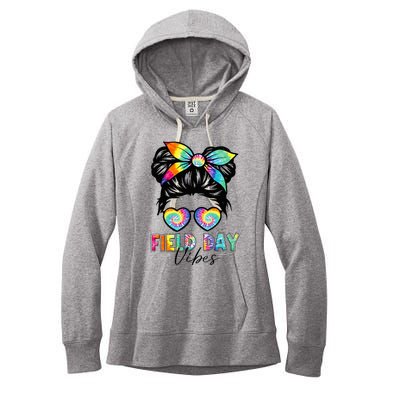 School Field Day Fun Tie Dye Field Day 2023 Women's Fleece Hoodie