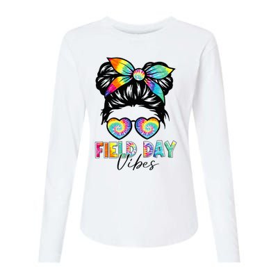 School Field Day Fun Tie Dye Field Day 2023 Womens Cotton Relaxed Long Sleeve T-Shirt