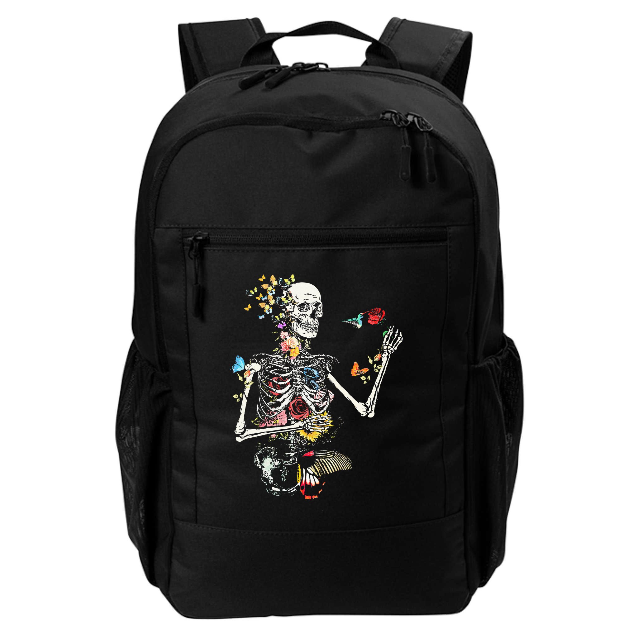 Spooky Floral Decor for Halloween Backpack