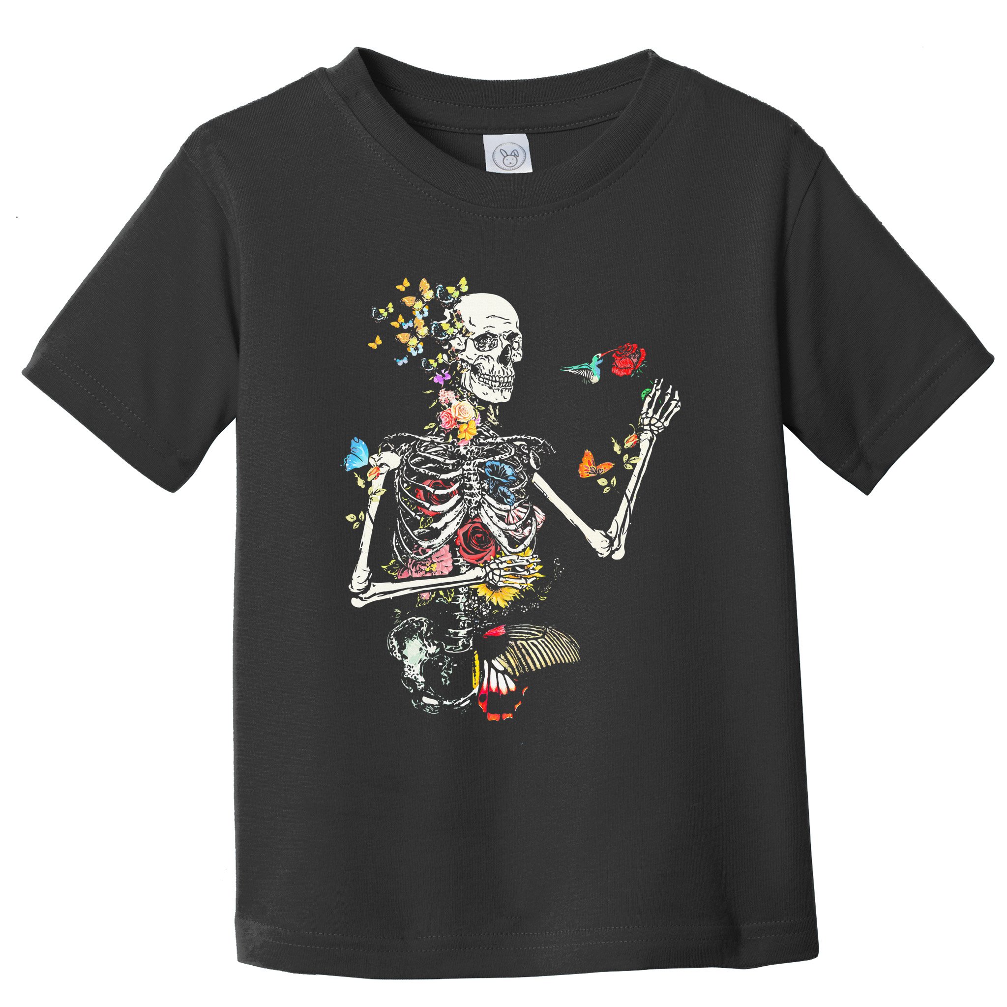 Spooky Floral Decor for Halloween Toddler T-Shirt