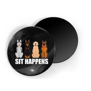 S Funny Dog Training Art For Dog Lover Puppy Pet V Neck Magnet