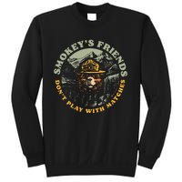 Smokeys Friends Dont Play With Matches Retro Sweatshirt