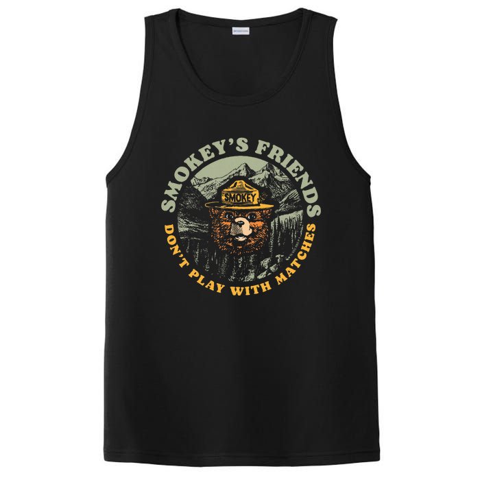 Smokeys Friends Dont Play With Matches Retro PosiCharge Competitor Tank