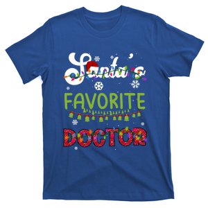 SantaS Favorite Doctor Funny Family Ugly Christmas Gift T-Shirt