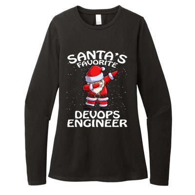 SantaS Favorite Devops Engineer Christmas Gift Womens CVC Long Sleeve Shirt