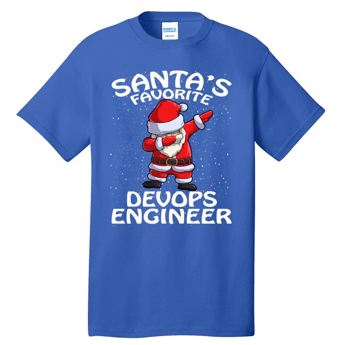 SantaS Favorite Devops Engineer Christmas Gift Tall T-Shirt