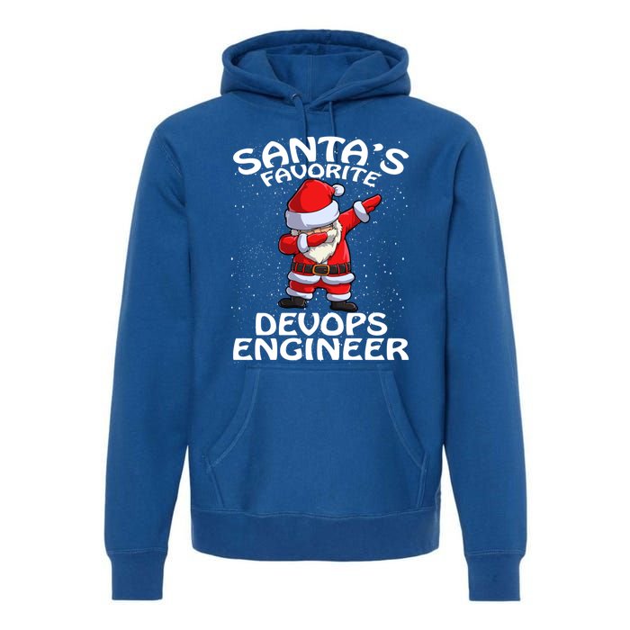 SantaS Favorite Devops Engineer Christmas Gift Premium Hoodie