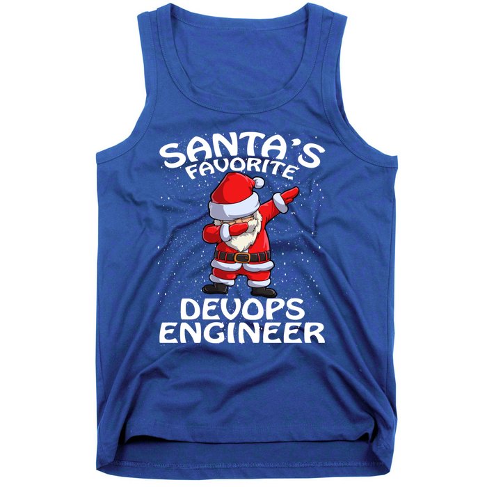 SantaS Favorite Devops Engineer Christmas Gift Tank Top