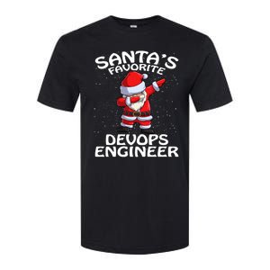 SantaS Favorite Devops Engineer Christmas Gift Softstyle CVC T-Shirt