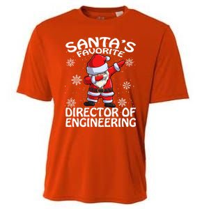 SantaS Favorite Director Of Engineering Christmas Gift Cooling Performance Crew T-Shirt