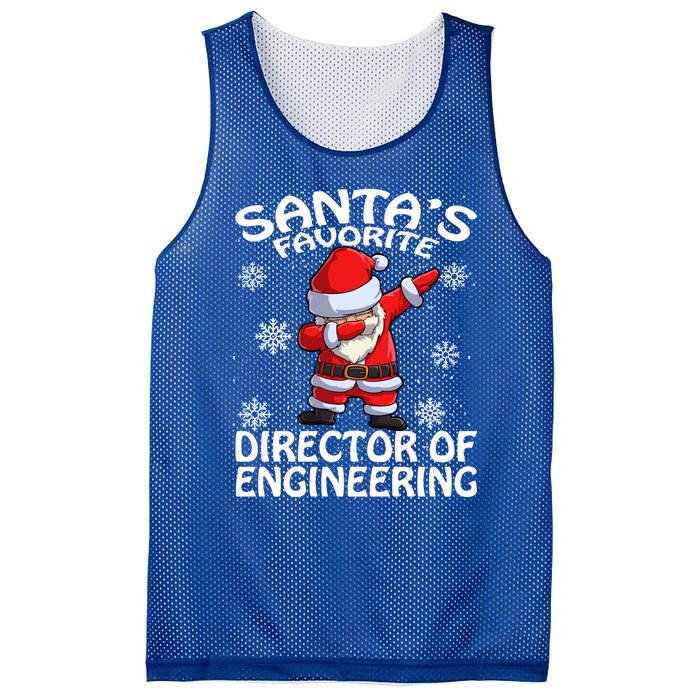 SantaS Favorite Director Of Engineering Christmas Gift Mesh Reversible Basketball Jersey Tank