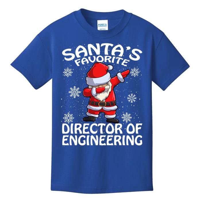 SantaS Favorite Director Of Engineering Christmas Gift Kids T-Shirt