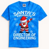 SantaS Favorite Director Of Engineering Christmas Gift Kids Tie-Dye T-Shirt