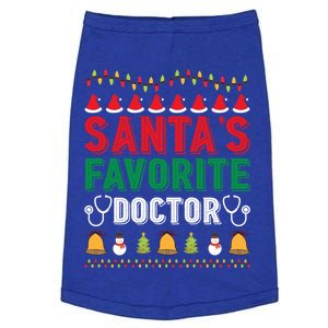 SantaS Favorite Doctor Christmas Ornat Xmas Holiday Gift Doggie Tank