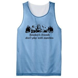 Smokey's Friends Don't Play With Matches Tee Mesh Reversible Basketball Jersey Tank