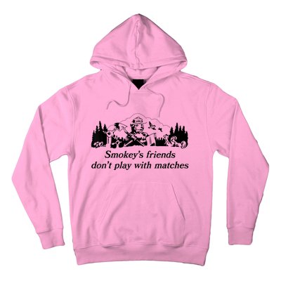 Smokey's Friends Don't Play With Matches Tee Hoodie