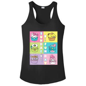 Sundae Fun Day Ft. Sanrio Characters Ice Cream Dessert Ladies PosiCharge Competitor Racerback Tank