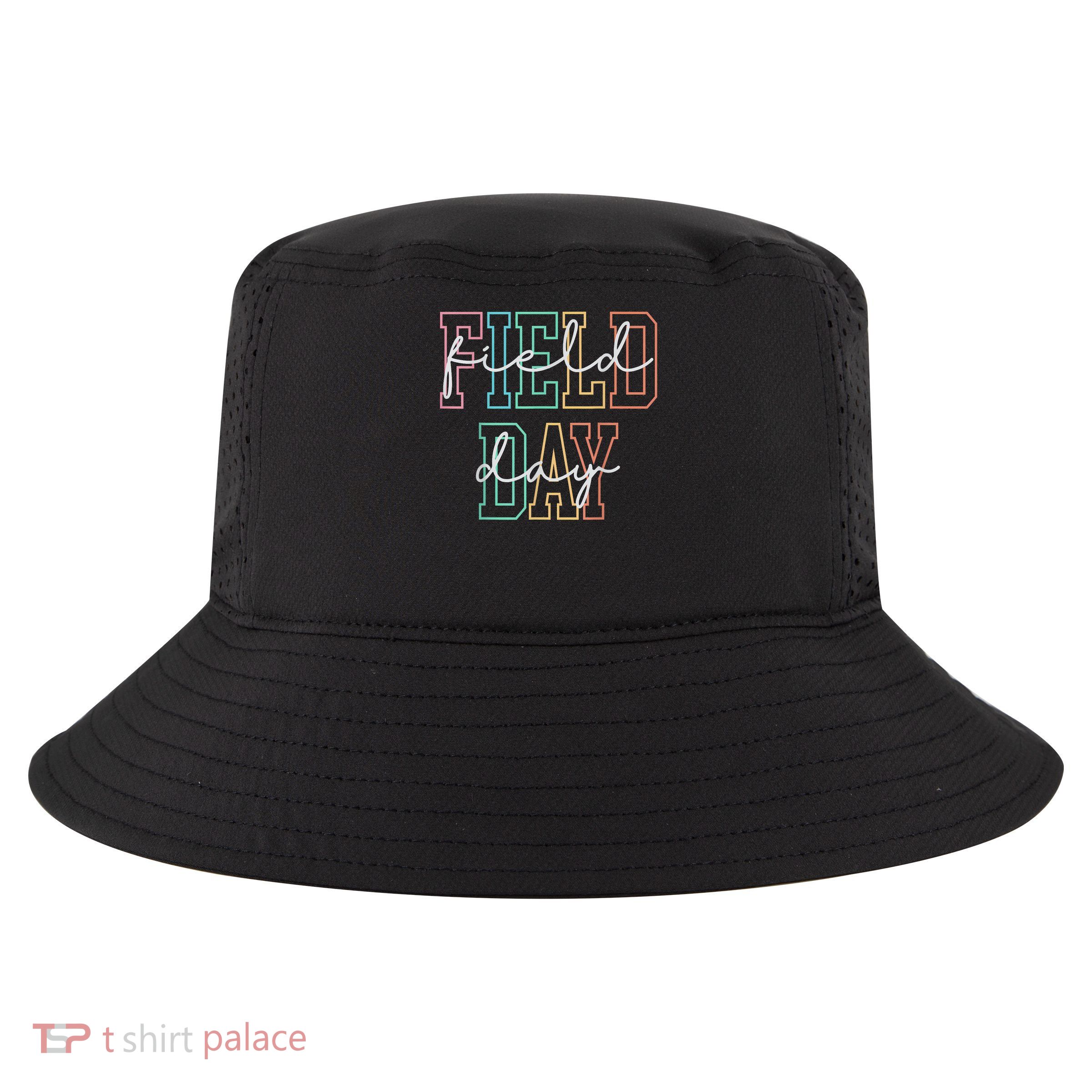 School Field Day Happy Field Day  Teacher Life Summer Cool Comfort Performance Bucket Hat