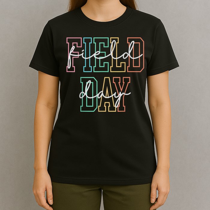 School Field Day Happy Field Day  Teacher Life Summer T-Shirt