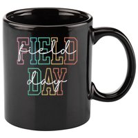 School Field Day Happy Field Day  Teacher Life Summer 11oz C Handle Ceramic Mug