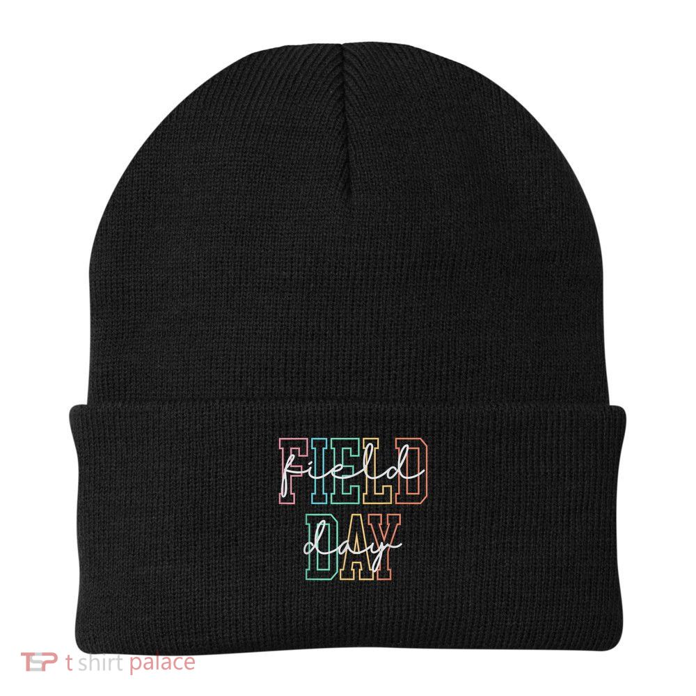 School Field Day Happy Field Day  Teacher Life Summer Beanie