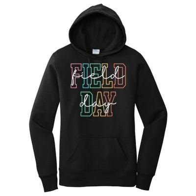 School Field Day Happy Field Day  Teacher Life Summer Women's Pullover Hoodie
