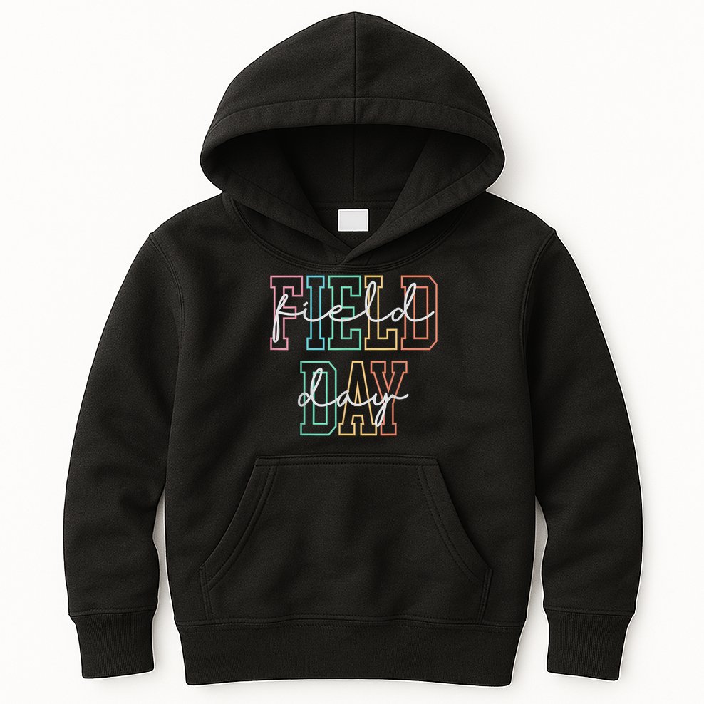 School Field Day Happy Field Day  Teacher Life Summer Kids Hoodie