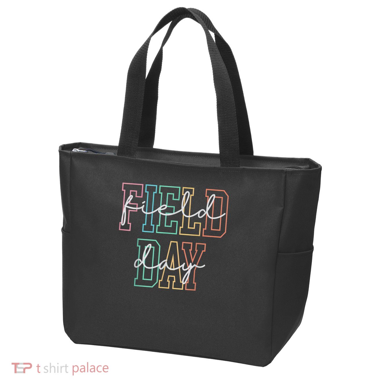 School Field Day Happy Field Day  Teacher Life Summer Zip Tote Bag