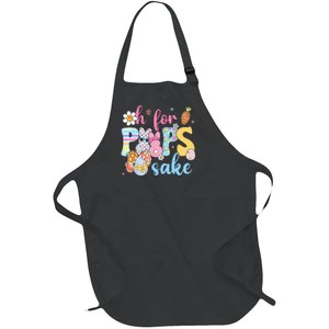 Sake Funny Easter Bunny Print Glasses Happy Easter Full-Length Apron With Pockets