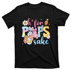 Sake Funny Easter Bunny Print Glasses Happy Easter T-Shirt